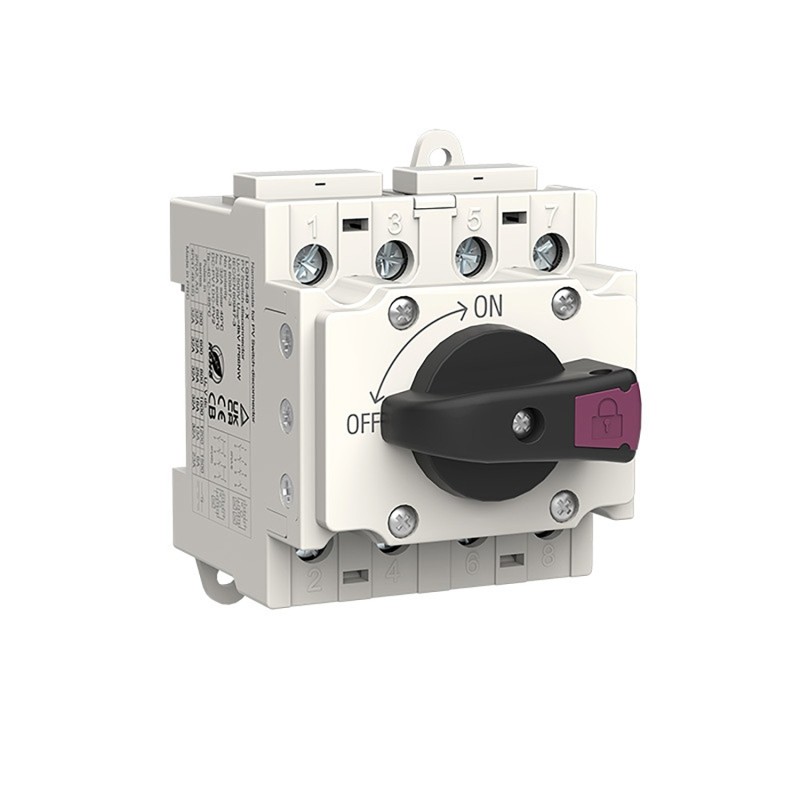 Comutator izolator DC fotovoltaic STVP-40X4B, 4 Poli, 32A, 1200V DC, pentru panouri solare PV